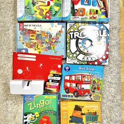 Family kids board games puzzles 