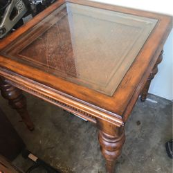 Table With Glass On Top