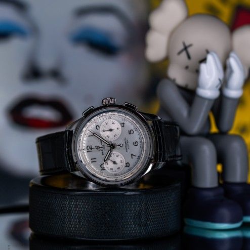 Breitling Premier B09 Chronograph 40MM Silver Dial AB0930371G1P1 w