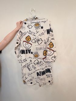 Doraemon Graphic Print Button-Up Shirt