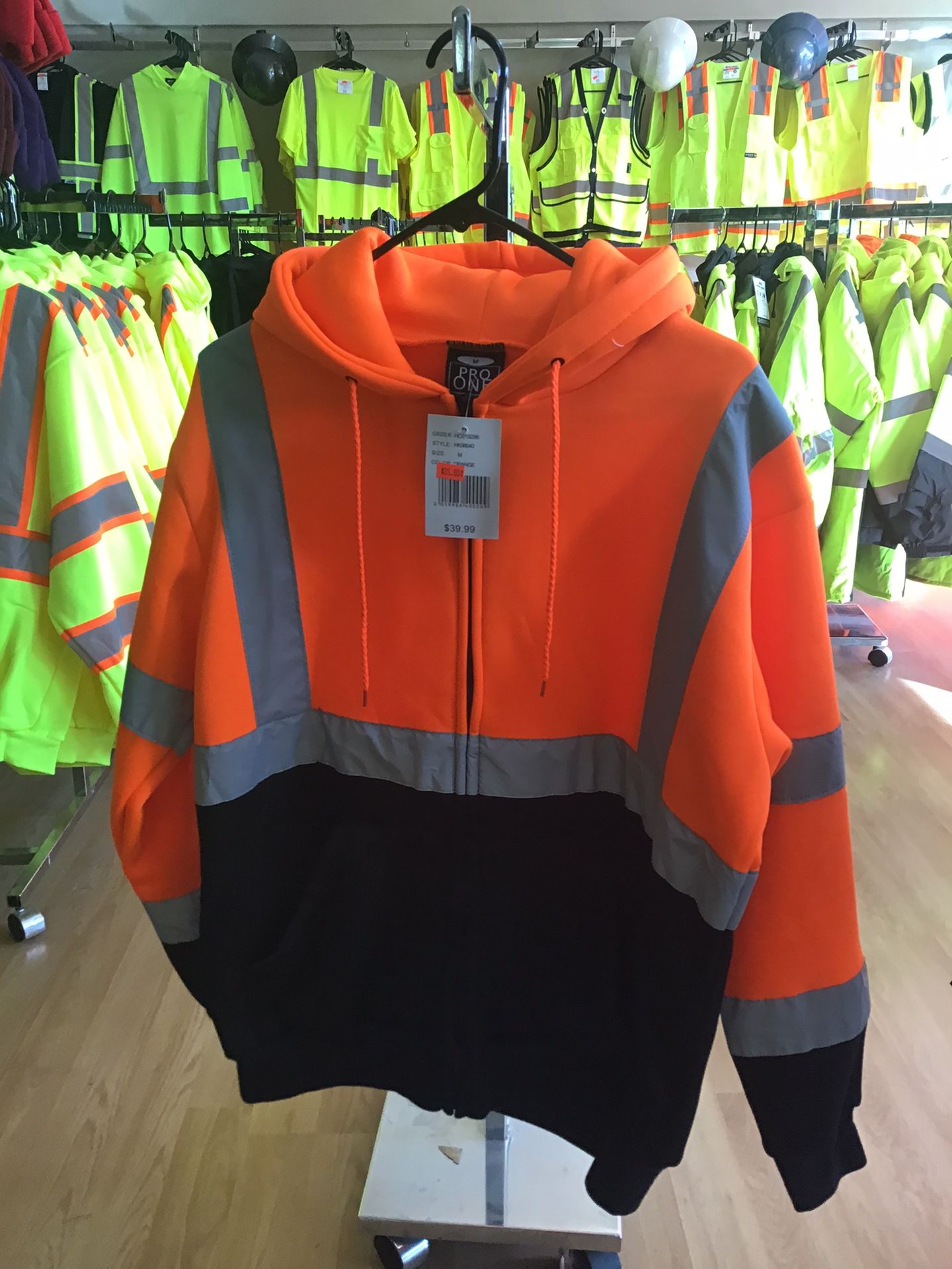 Class 3 zip up jacket