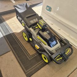 RYOBI 40VOLT BRUSHLESS 3 IN1  21INCH  SELF PROPELLE LAWN MOWER NEW 