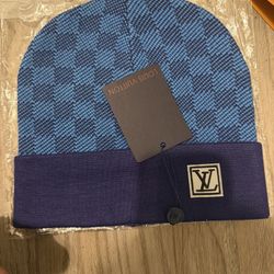 Blue LV beanie 