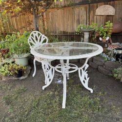 Table And Chair. $65