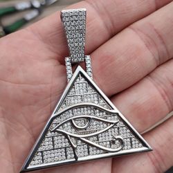 925 Silver Illuminati Moissainte Pendant 25 Grams