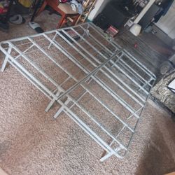 Clean foldable full/double bed frame