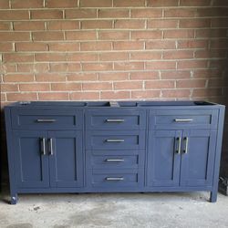 Blue Bathroom Vanity 
