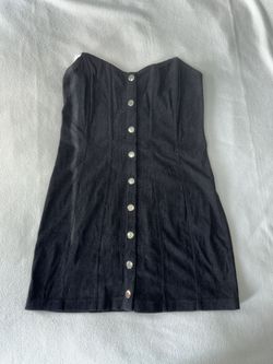 Strapless Black Dress