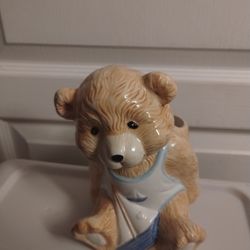 Bear Planter Vase Figurine 
