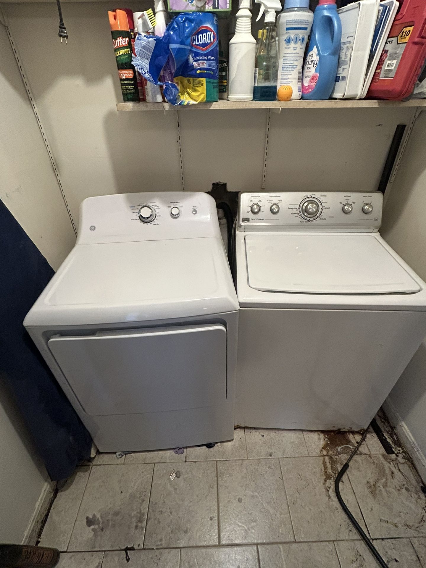 Ge Dryer And Maytag Washer Machine