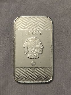 1 oz Republic Metals Corporation (RMC) Buffalo Silver Bar