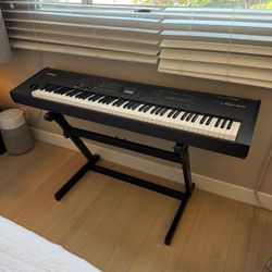 Yamaha S90 XS Stage Synthesizer – with Stand, Sustain Pedal, and Bench (West Hollywood)