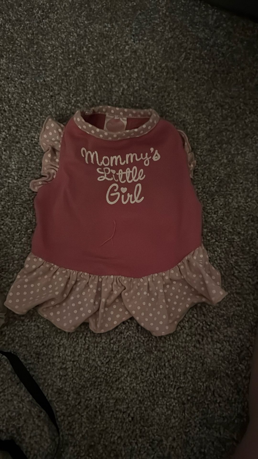 Mommy’s Little Girl Pink Dog Dress