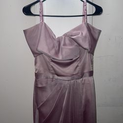 Purple/Sliver Casual Dress