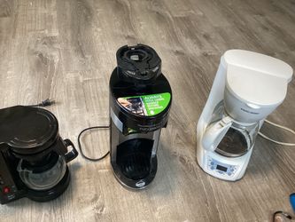 3 Coffee Pots Gevalia or Hamilton Flexbrew or Black  & Decker
