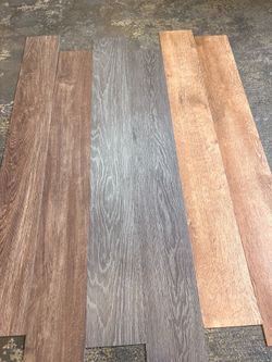 Gluedown vinyl plank floor