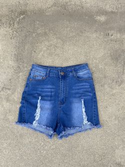Distressed Jean Shorts 