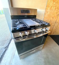 Stainless Steel Gas Range