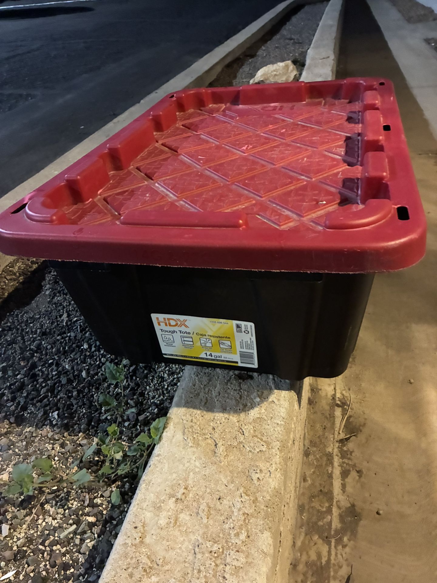 HDX Storage Bin 14 Gallons 