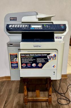 Brother MFC-9840CDW Color Laser All-In-One Wireless Printer With Toner Cartridges