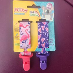 New Nuby Pacifiers Holders/ FCFS No Holds/77075