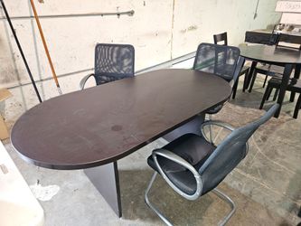 Table and  three chairs