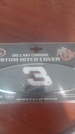Dale Earnhardt custom trailer hitch cover
