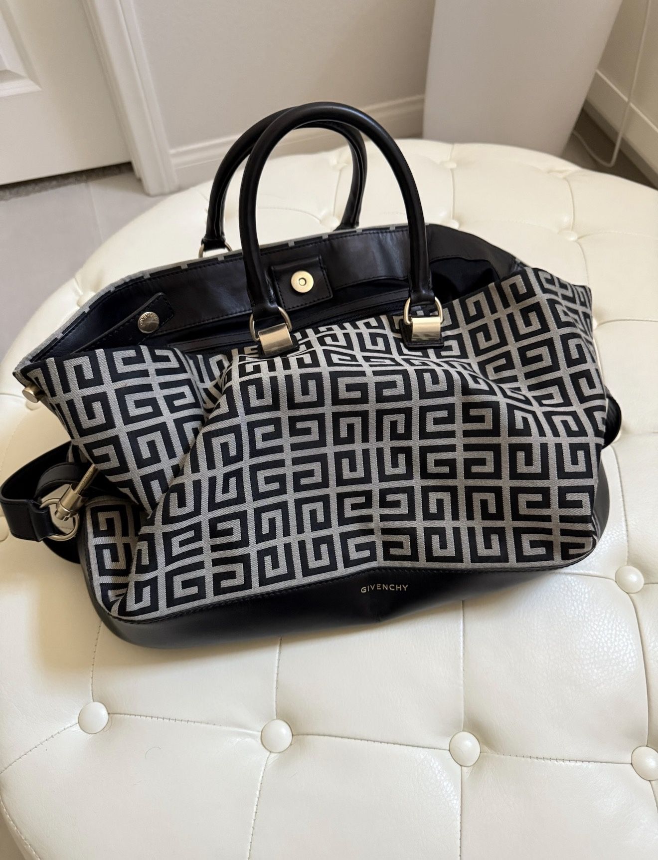 Givenchy Monogram Canvas Tote β Black/Gray β Gorgeous Condition!