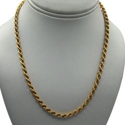 18k Rope Chain 
