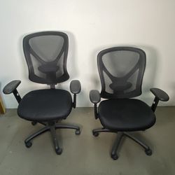 Pair Of Office Chairs 