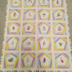 Peter Rabbit Baby Quilt