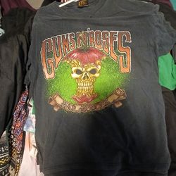 Vintage guns and roses bad apple t shirt