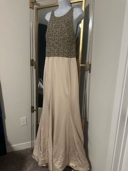 Beaded Bodice Formal Gown Floor Length