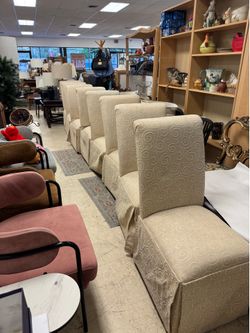 Set of 8 Vintage Dining Room Chairs