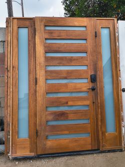 Door with frame