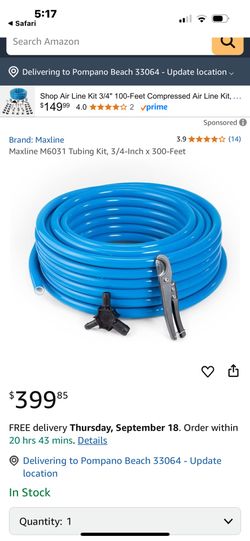 Maxline  Tubing For Compressed Air 
