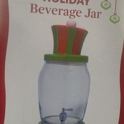 Holiday Beverage Jar 