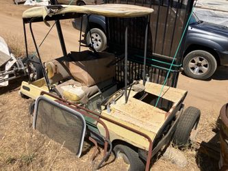 Golf cart steel body antique