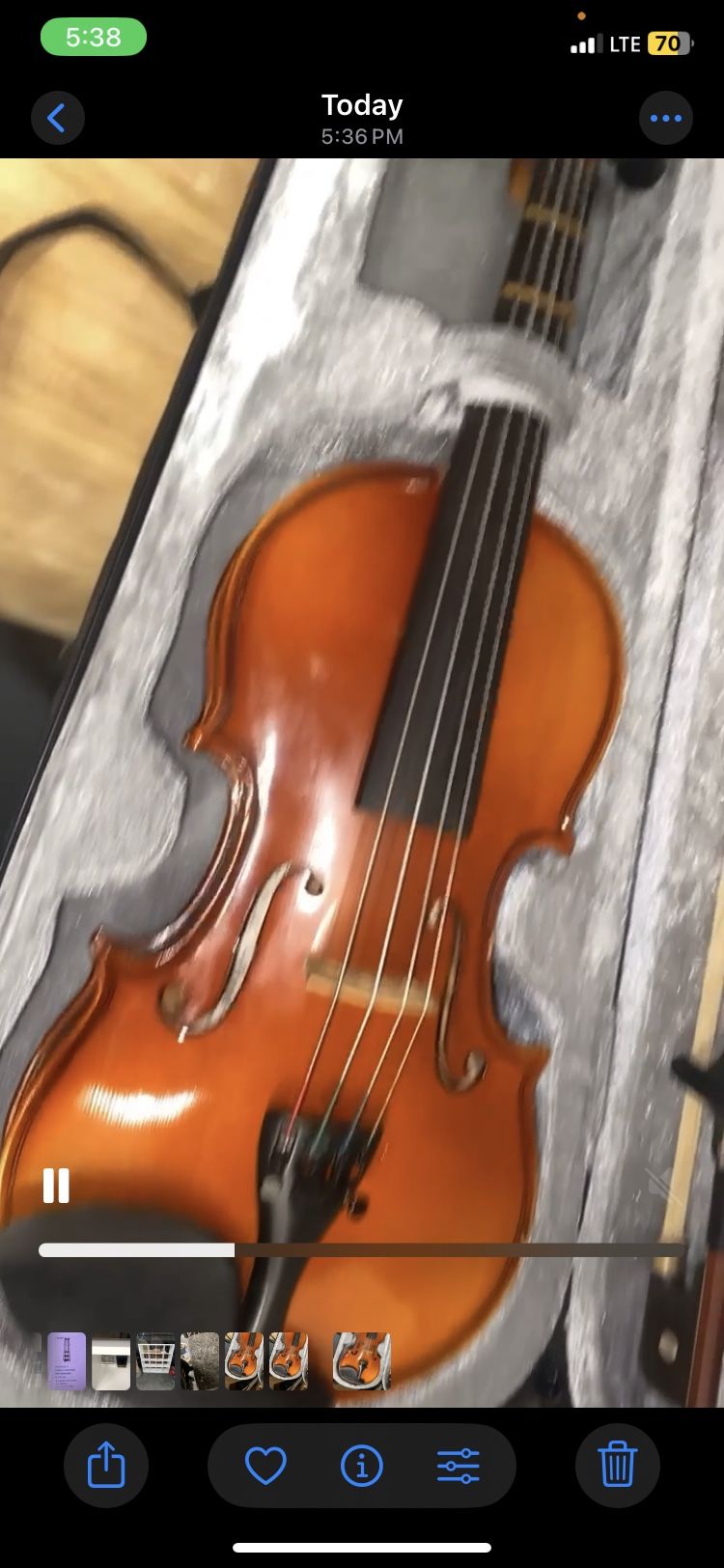 Violin With Case