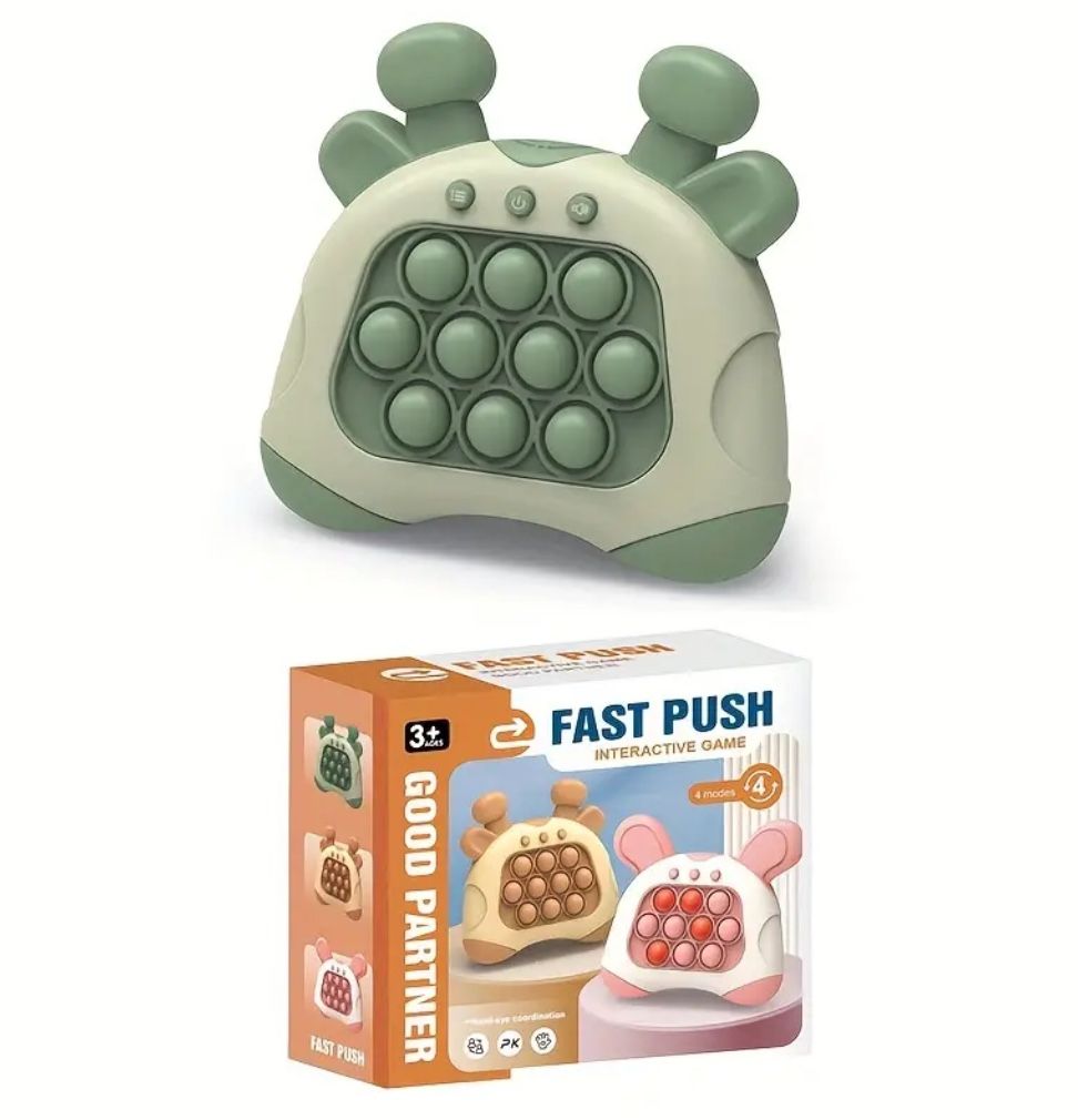 Fast Push Competitive Game Quick Push Light Up Game Cute Animals Version.