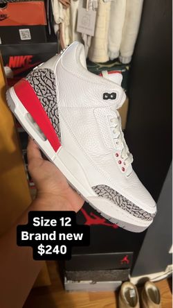 Jordan 3 hall of fame size 12