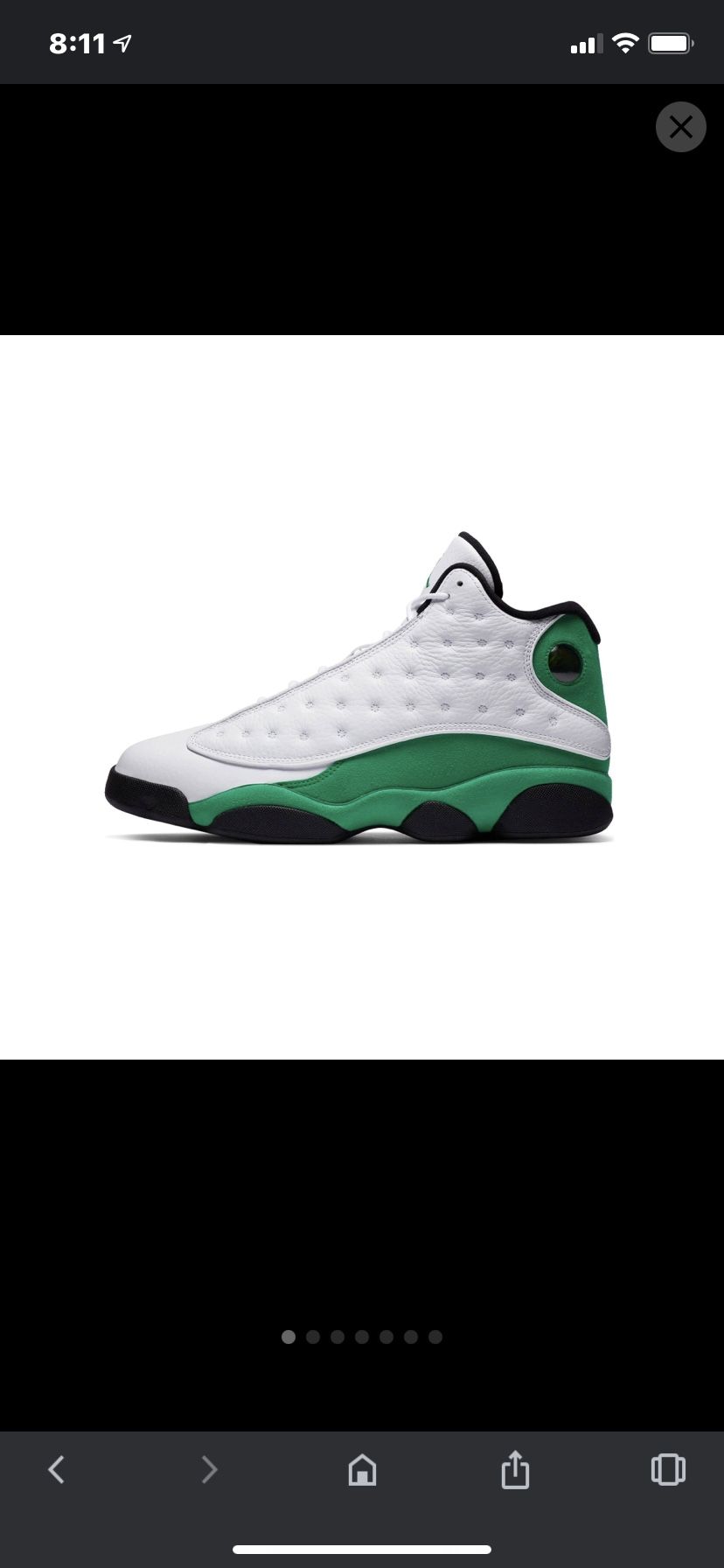 Air Jordan 13 Lucky Green. Size 9