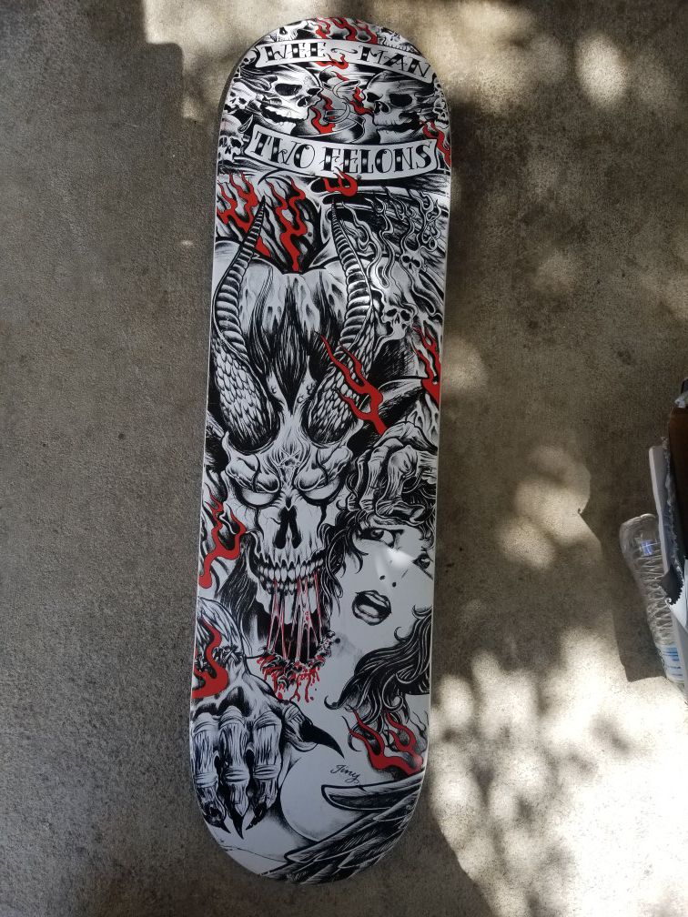 Wee-man Two Felons skateboard deck signed for Sale in City of