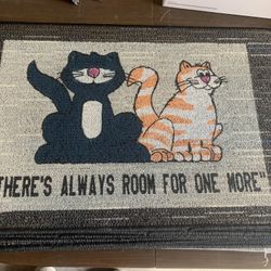 Spring Cat Door Mat New