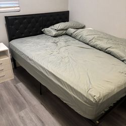 Bed Frame And Mattress ( Queen) 