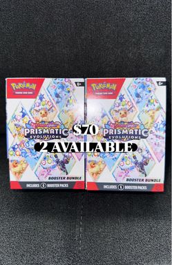 Pokemon Prismatic Booster Bundle
