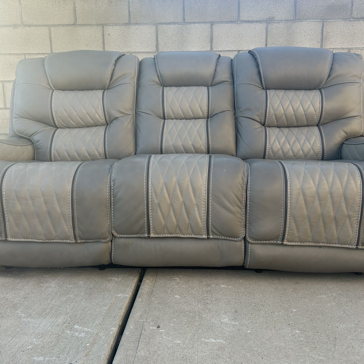 Like New Leather Sofa