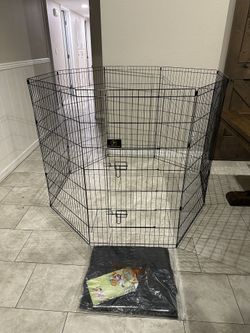Extra Tall Playpen / Pet Fence w/ Top Cover