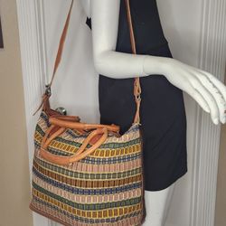 HAND MADE TAPESTRY EMBROIDERED VINTAGE TOTE DOCTOR SHOULDER BAG PURSE
