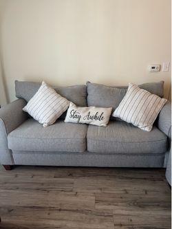 Sofa AND Love Seat - Great Condition-Grey